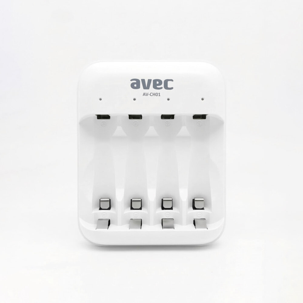 AVEC AV-CH01 USB HIZLI PİL ŞARJ CİHAZI 4LÜ - 1