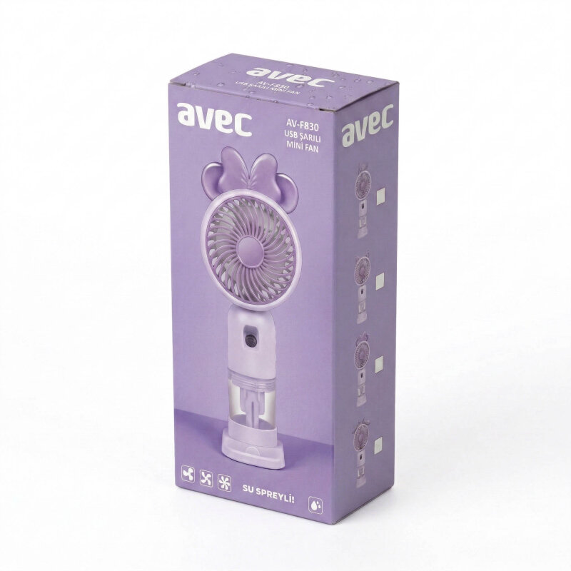 AVEC AV-F830 SU SPREYLİ USB MİNİ FAN - 6