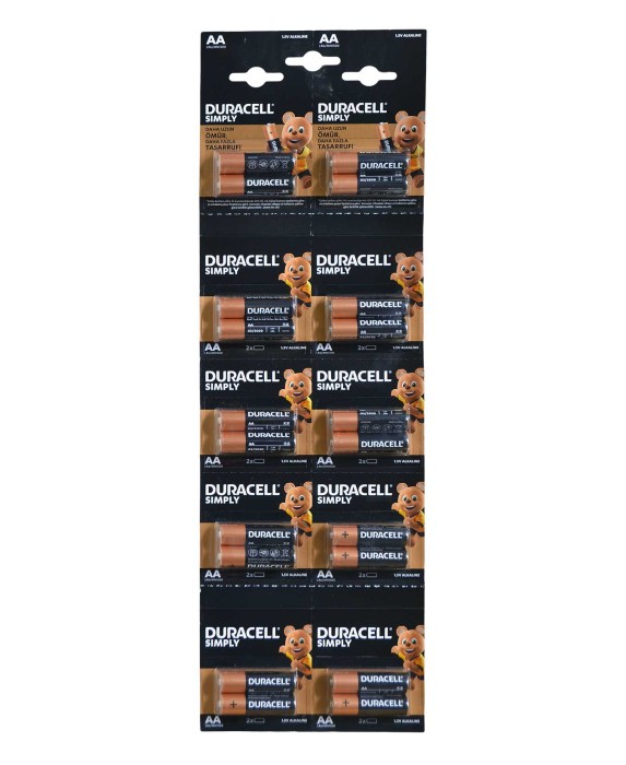 DURACELL AA KARTELA PİL 20Lİ - 1