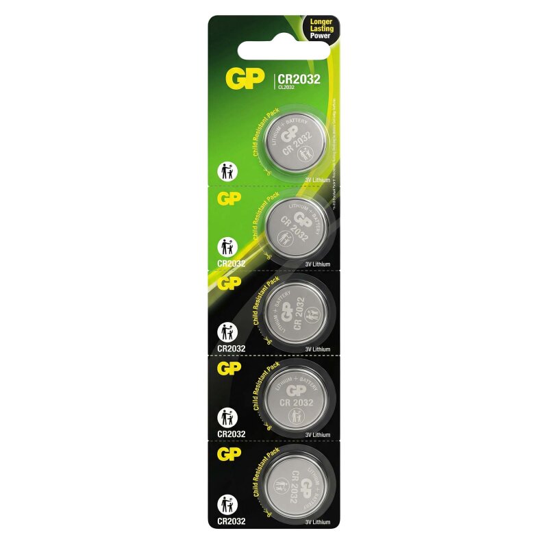 GP CR 2032 3V LITHIUM 5Lİ PİL - GP