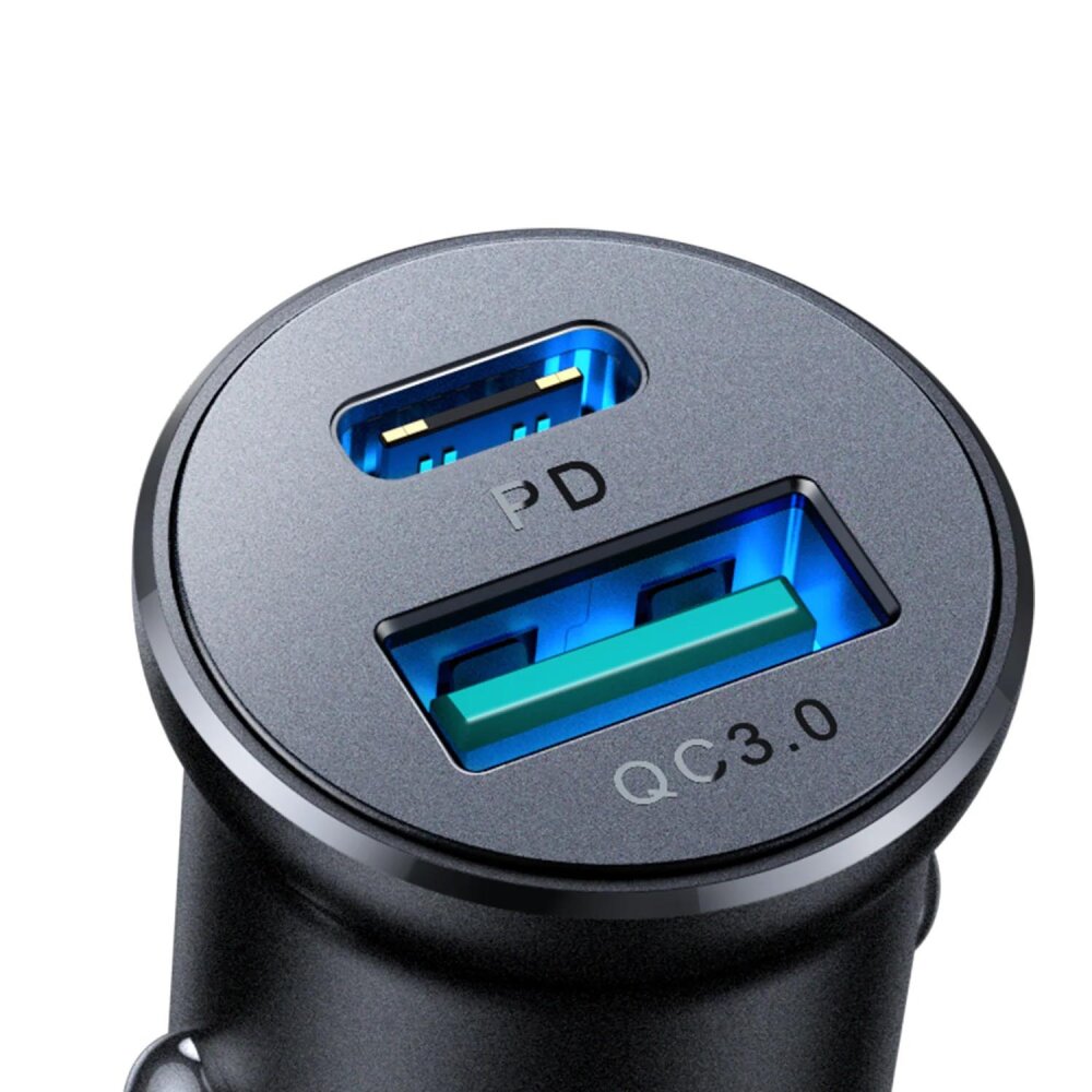 JOYROOM JR-CCN05 30W A+C MINI METAL CAR CHARGER - 3