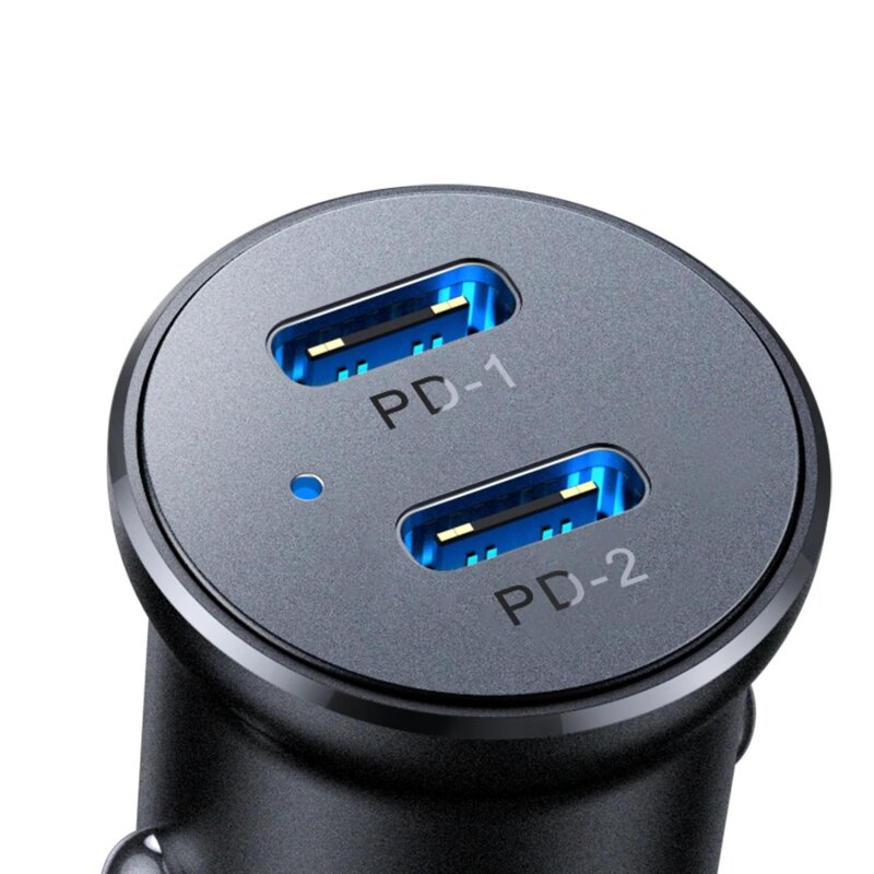 JOYROOM JR-CCN06 30W 2C MINI METAL CAR CHARGER - 2