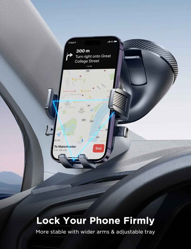 JOYROOM JR-OK6 CAR PHONE MOUNT BLACK - 3