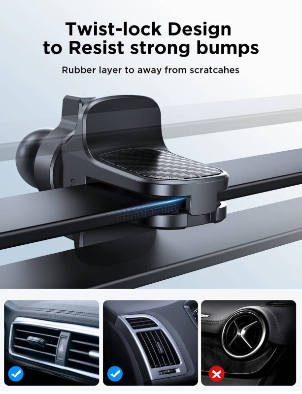 JOYROOM JR-ZS400 MAGNETIC CAR PHONE MOUNT BLACK - 5