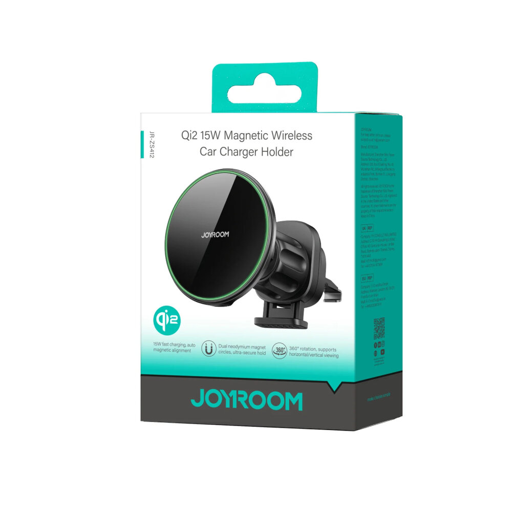 JOYROOM JR-ZS412 MAGNETIC WIRELESS CAR CHARGE HLD. - 4