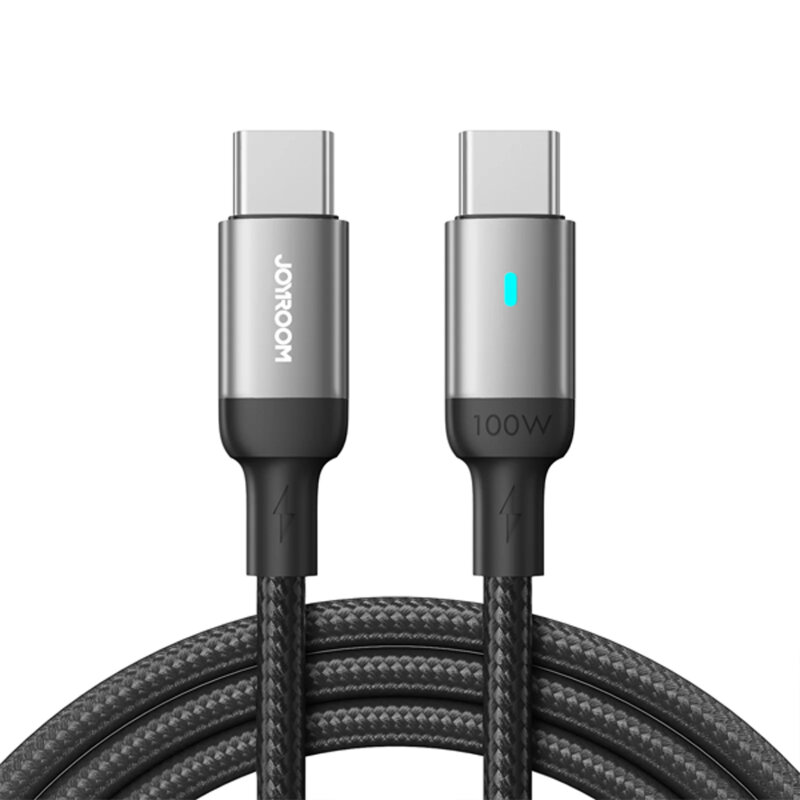JOYROOM S-A10 100W TYPE C-TYPE C CABLE 1.2M BLACK - JOYROOM