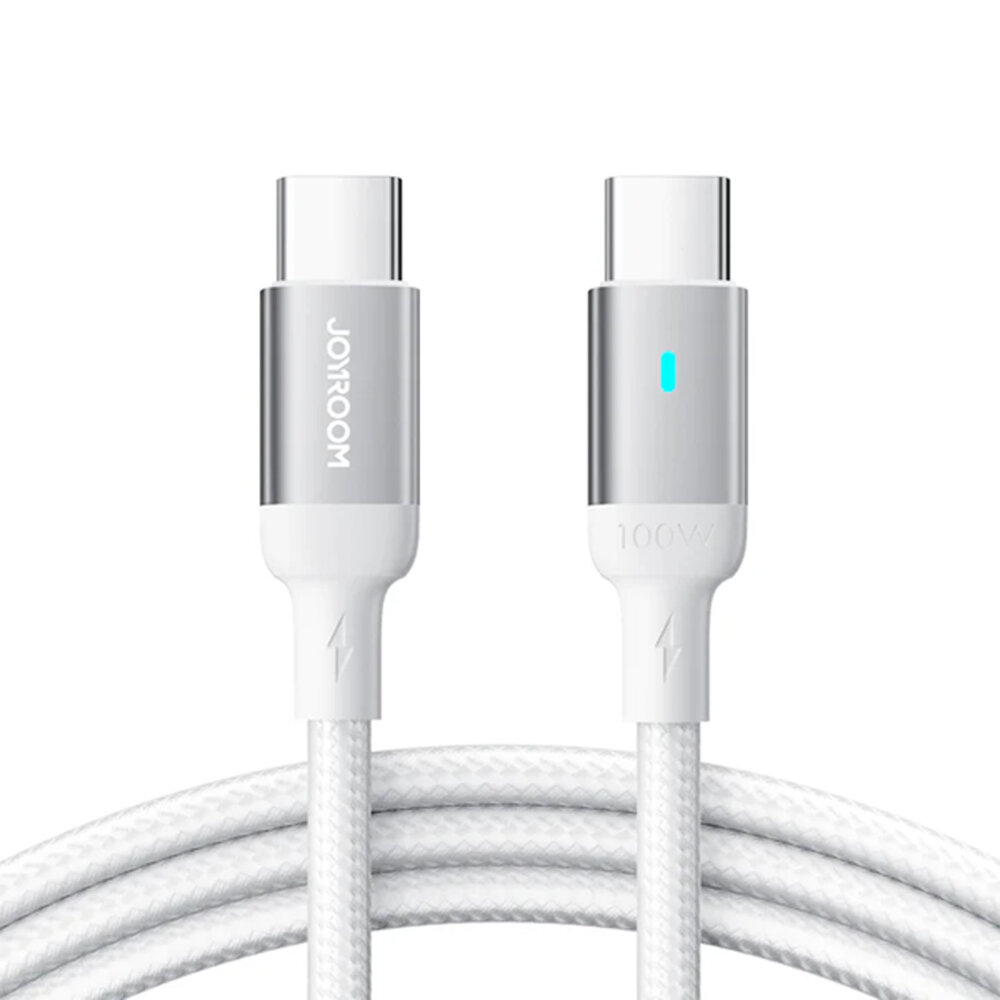 JOYROOM S-A10 100W TYPE C-TYPE C CABLE 1.2M WHITE - 1