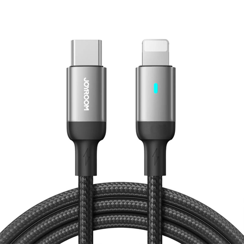 JOYROOM S-A10 30W TYPE C-LIGHTNING CABLE 1.2M BLACK - JOYROOM