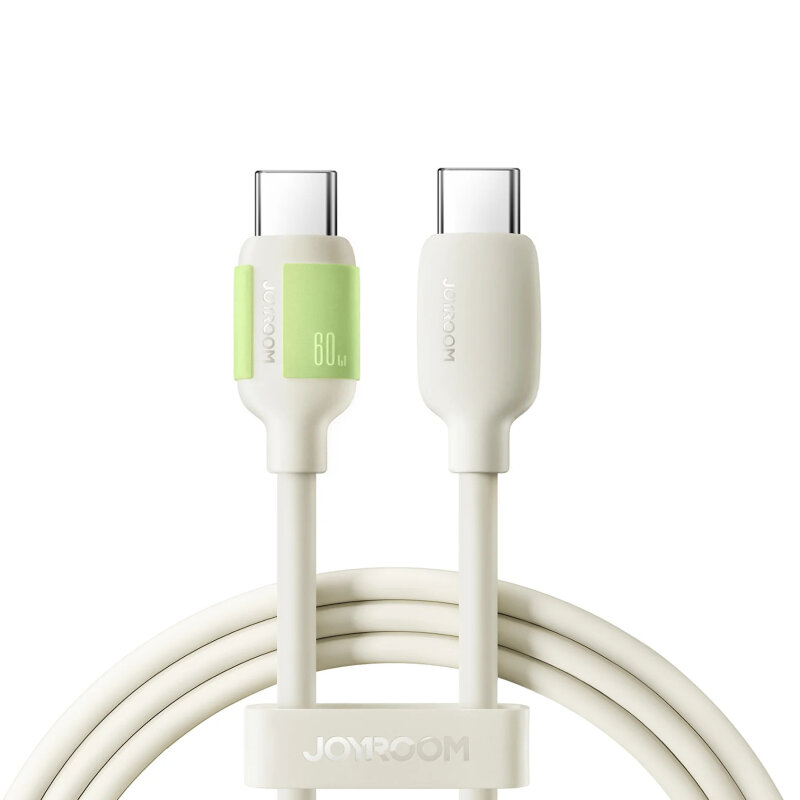 JOYROOM S-A53 60W TYPE C-TYPE C CABLE 1.2M BEJ - JOYROOM