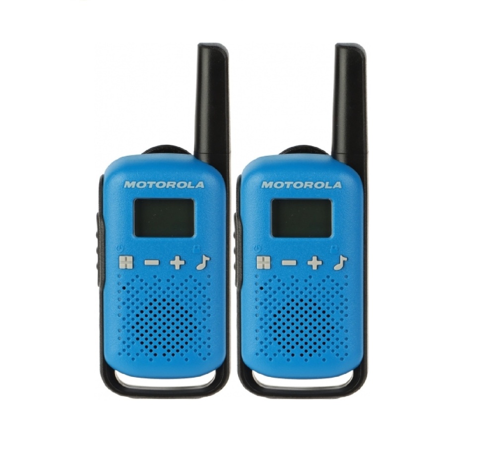 MOTOROLA T42 TELSİZ İKİLİ SET MAVİ - 1