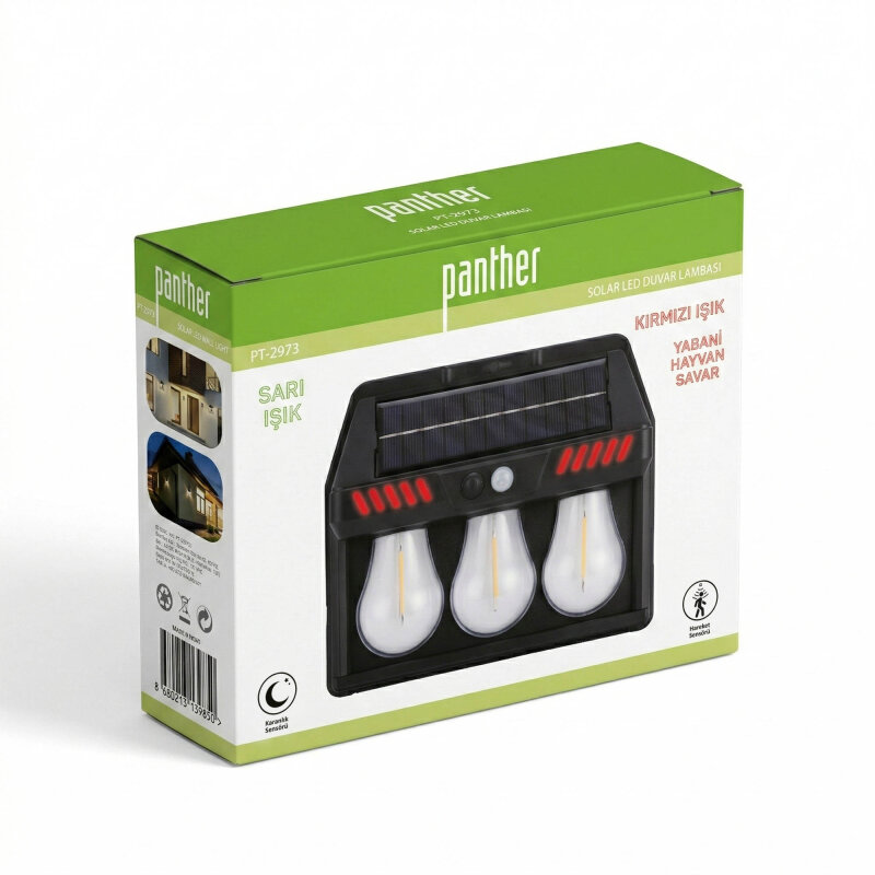 PANTHER PT-2973 SOLAR LED DUVAR LAMBASI - 5