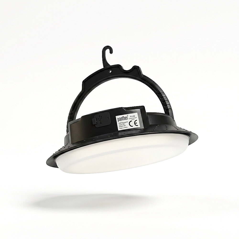 PANTHER PT-388 USB ŞARJLI SOLAR KAMP LAMBASI - 1