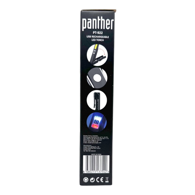 PANTHER PT-922 USB ŞARJLI EL FENERİ - 11