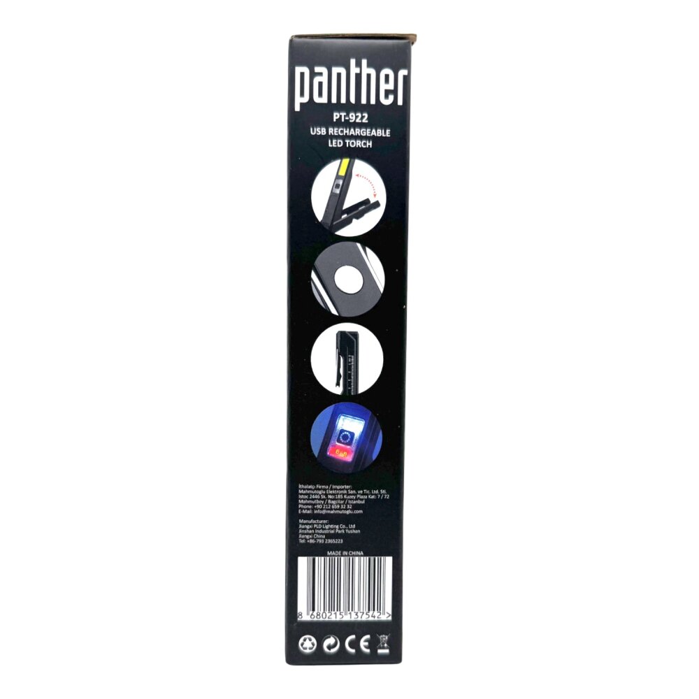 PANTHER PT-922 USB ŞARJLI EL FENERİ - 11