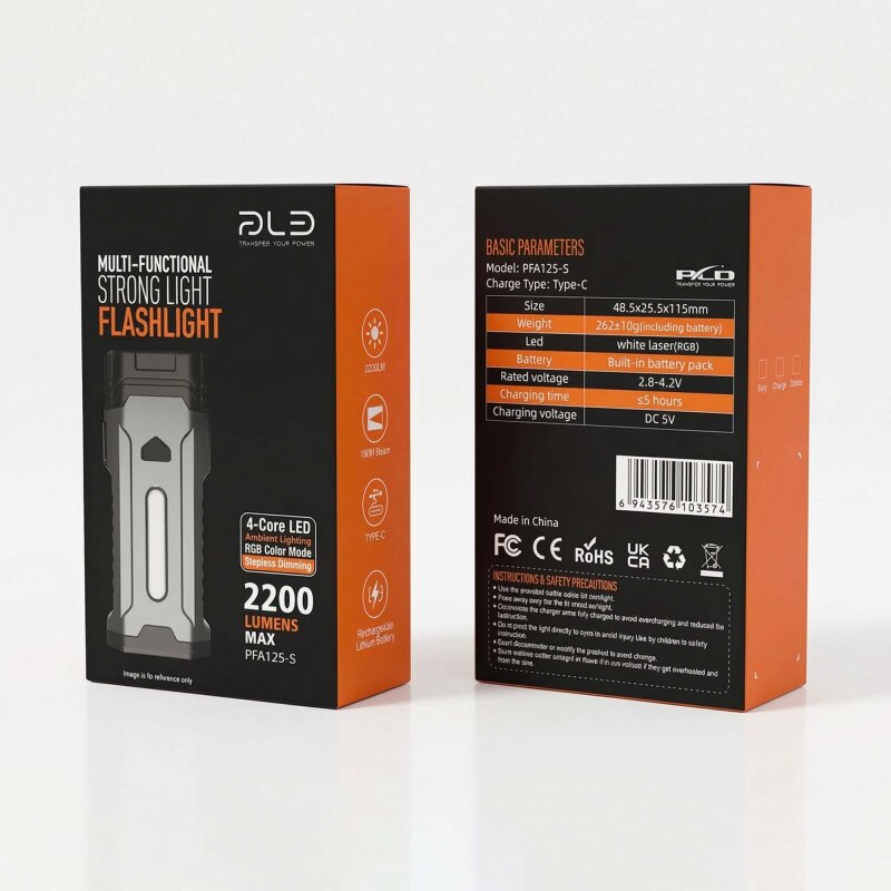PLD PFA125 USB ŞARJLI EL FENERİ - 6