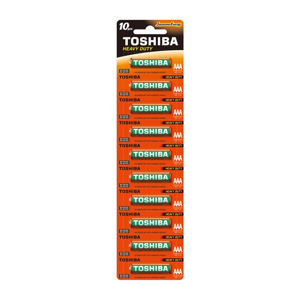 TOSHIBA R03KG KARTELA İNCE PİL 10LU - 1