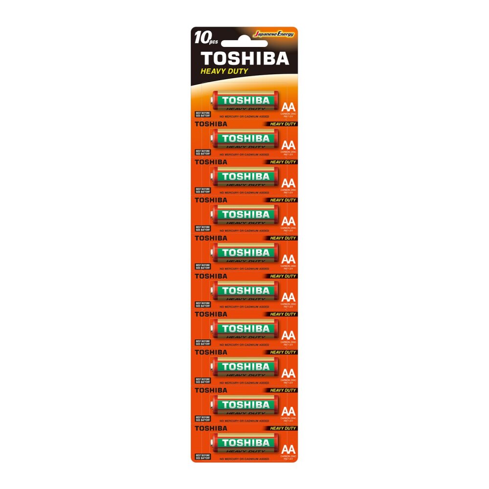 TOSHIBA R6KG KARTELA KALEM PİL 10LU - 1